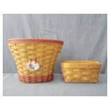 2x The Bid Longaberger Baskets