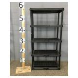Plastic Storage Shelving Unit