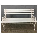Cast Iron Outdoor Bench