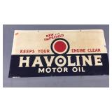 Vintage Metal Havoline Advertising Sign