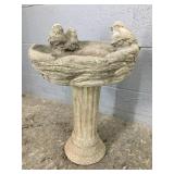 Concrete Bird Bath