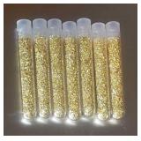 7 X Bid Gold Flakes Vials