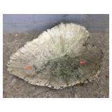 Concrete Leaf Bird Bath