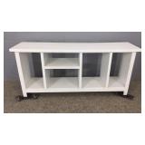 Painted Wood Storage Cabinet