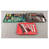 3x The Bid Trays Of Assorted Tools
