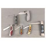 6x The Bid Vintage Pocket Knives