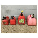 4x The Bid Assorted Gas Cans