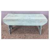 Distressed Solid Wood Bench