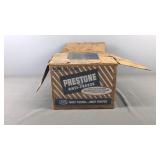 Case/6 Empty Prestone Anti-freeze Half Gallon Tins