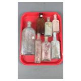 Vintage Embossed Apothecary Bottles
