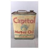 Vintage Capitol Motor Oil One Gallon Can