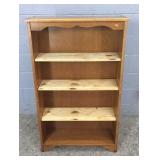 Wood Bookcase - Shelves Need Staining