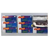 9x The Bid Roundhouse Ho Scale Train Cars