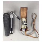 Vintage Eumig Camera & Tripod