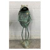 Metal Frog Garden Decor