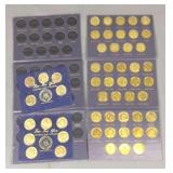Solid Brass Presidential Coin Set