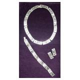 Mexico Sterling Silver .925  To-01 Jewelry Set