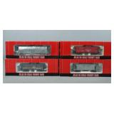 4x The Bid Atlas Ho Train Cars