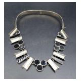 Mexico Sterling Silver.925 Heavy Necklace W/