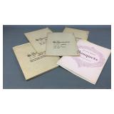 5x The Bid Portfolios Of Vintage Prints