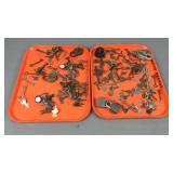 2x The Bid Trays Of Vintage Keys & Locks