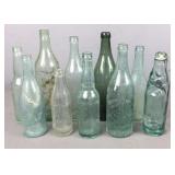 11 Assorted Vintage Blue Bottles