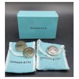 2 X Bid Tiffany & Co. Sterling Silver  Mens