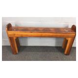 Long Wooden Plant Stand