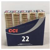 5x The Bid 100 Round Box .22 Cal L.r. Cci Ammo