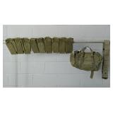 Lot Of Clip Holders, Tactical Bag And Belt