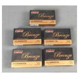 5x Bid 20 Round Boxes .223 Rem 55 Grain Ammo