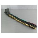 Lot Of  50+ 12ga Assorted Ammo W Belt