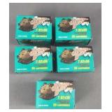 5x Bid 20 Round Boxes 7.62x39 123grain Fmj Ammo