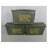 3x The Bid Metal Ammo Boxes