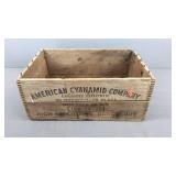 Vintage Wooden Advertising Crate - Explosives