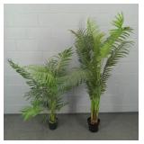 2 Pc Faux Plants In Planters 2 Pc Faux Plants In Planters