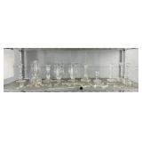 Lot Glass Candle Sticks & Prism Lot Glass Candle Sticks & Prism