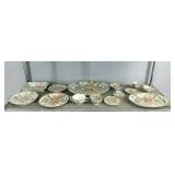 14 Pieces Of Rose Medallion Porcelain Serving Pcs 14 Pieces Of Rose Medallion Porcelain Serving Pcs