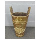 Vintage Wooden Bucket Decor