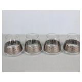 Set Of 4 Mid Century Cocktail Glasses Set Of 4 Mid Century Cocktail Glasses