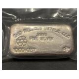 Opm Poured 10 Troy Oz .9995 Silver Bar Ingot Opm Poured 10 Troy Oz .9995 Silver Bar Ingot