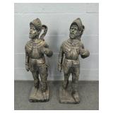 2x The Bid Chalk Conquistador Statues 2x The Bid Chalk Conquistador Statues