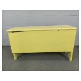 Painted Wood Bench W/ Storage Painted Wood Bench W/ Storage