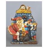 Cast Iron Christmas Themed Door Stop Cast Iron Christmas Themed Door Stop