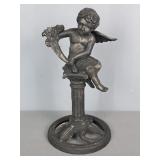 Metal Cherub / Cupid On Base