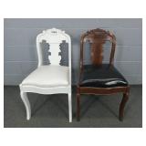 2x The Bid Vintage Side Chairs 2x The Bid Vintage Side Chairs