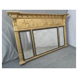 Vintage Over Mantle Wall Hanging Mirror