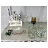 Assorted Barware & Glasses