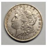 1885 O Morgan Silver Dollar