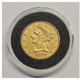 1873 Liberty Head $5 Gold Piece 1873 Liberty Head $5 Gold Piece
